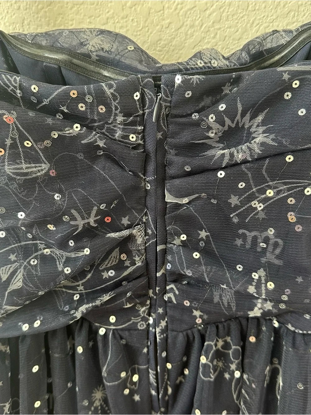 Staud Bettina Gown Zodiac Constellation Tulle SZ US 10 - Picture 7 of 9